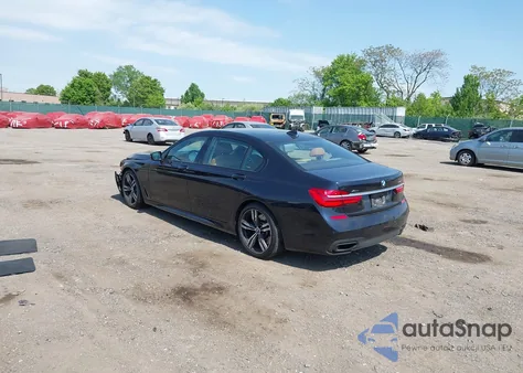 2017 BMW 740I xDrive из США, поврежденный, VIN WBA7E4C5XHGU99243